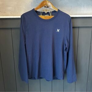Hurley Men's Deep Blue Long Sleeve Tee Size XL